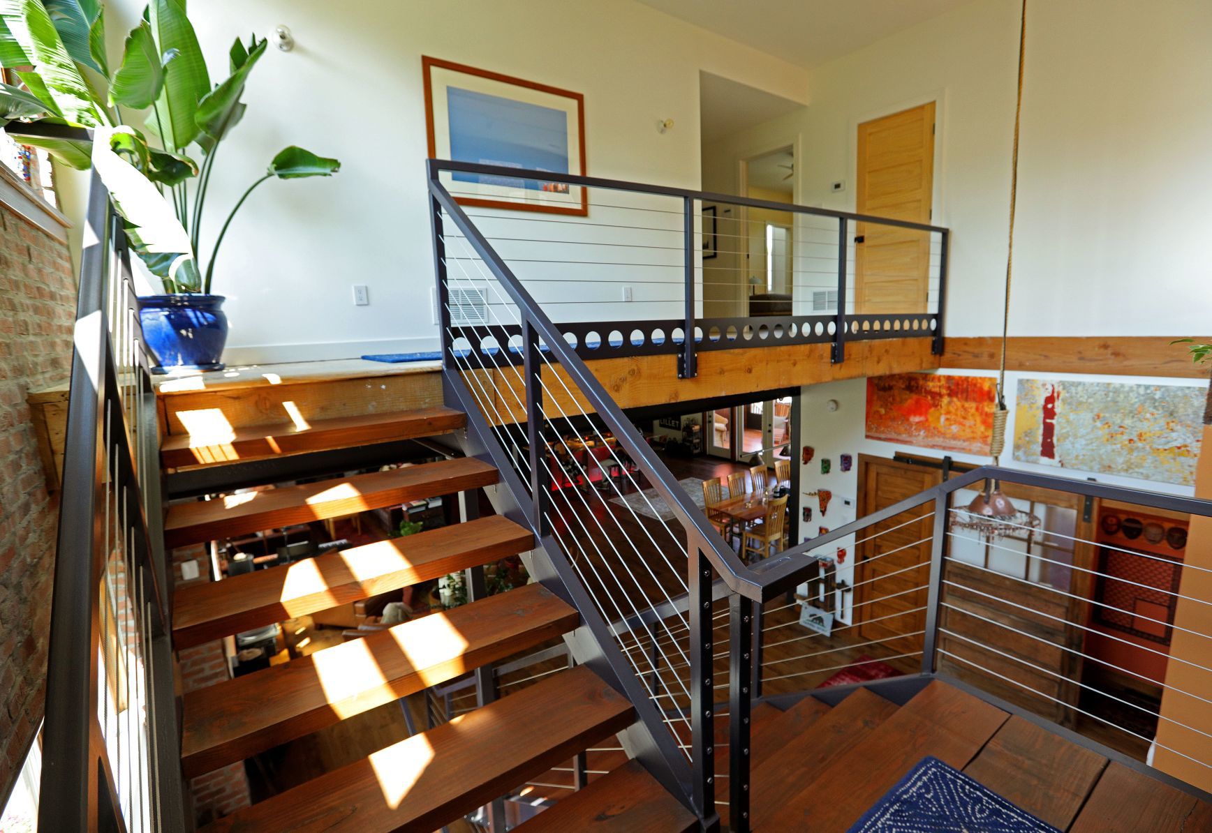 At home: Don and Phyllis' Benton Park loft